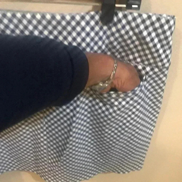 Lady Hagen Blue and White Gingham Women's Skort-Size XXL - Picture 7 of 11